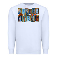 White winter vibes Premium Sweatshirt - FaDigitalArtStudio