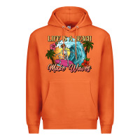 Carrot Life is a beach make waves skeleton Premium Hoodie - NancyCooperArtShop
