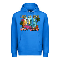 True Royal Life is a beach make waves skeleton Premium Hoodie - NancyCooperArtShop