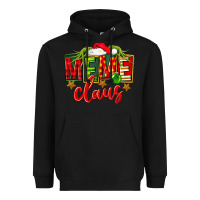 Black Christmas meme claus Heavyweight Hoodie - FaDigitalArtStudio
