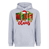 Heather Grey Christmas meme claus Heavyweight Hoodie - FaDigitalArtStudio