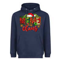 Navy Christmas meme claus Heavyweight Hoodie - FaDigitalArtStudio