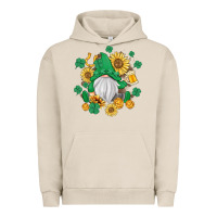 Pigment French Oak st patrick's day shamrock sunflowers gnome Urban Hoodie - MaliasSmallBusiness