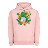 Pigment Salmon st patrick's day shamrock sunflowers gnome Urban Hoodie - MaliasSmallBusiness