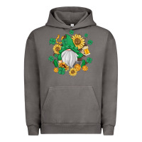 Pigment Tornado st patrick's day shamrock sunflowers gnome Urban Hoodie - MaliasSmallBusiness