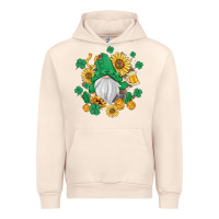 Sandshell st patrick's day shamrock sunflowers gnome Urban Hoodie - MaliasSmallBusiness