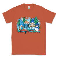 Copper merry christmas snowman gnomes Classic Tee - Zillion Design Studio
