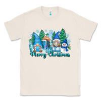 Natural merry christmas snowman gnomes Classic Tee - Zillion Design Studio