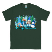 Sports Green merry christmas snowman gnomes Classic Tee - Zillion Design Studio