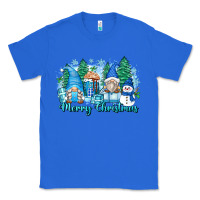 True Royal merry christmas snowman gnomes Classic Tee - Zillion Design Studio