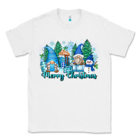 White merry christmas snowman gnomes Classic Tee - Zillion Design Studio