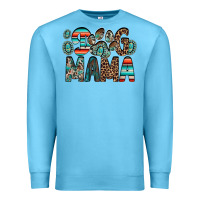 Ocean Blue dog mama Premium Sweatshirt - RacoonDesign