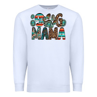 White dog mama Premium Sweatshirt - RacoonDesign