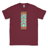 Burgundy american football with lightning bolt  pen wrap Classic Tee - BundleAndBundleShop
