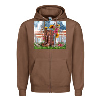 Chestnut christian western Zipper Hoodie - Zillion Design Studio