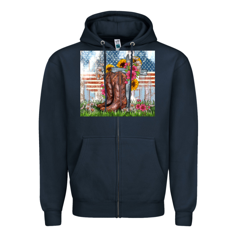 Christian Western Zipper Hoodie by Zillion Design Studio | Teevron