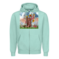 Seafoam christian western Zipper Hoodie - Zillion Design Studio