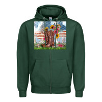 Sports Green christian western Zipper Hoodie - Zillion Design Studio