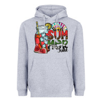 Heather Grey sweet summer time Heavyweight Hoodie - SublimationCraftShop