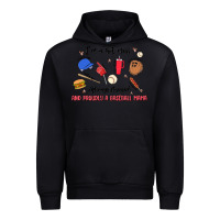 Black i'm a hot mess,always stressed,and proudly a baseb Urban Hoodie - MaliasSmallBusiness