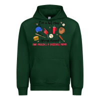 Forest Green i'm a hot mess,always stressed,and proudly a baseb Urban Hoodie - MaliasSmallBusiness