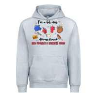 Heather Grey i'm a hot mess,always stressed,and proudly a baseb Urban Hoodie - MaliasSmallBusiness