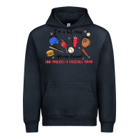 Navy i'm a hot mess,always stressed,and proudly a baseb Urban Hoodie - MaliasSmallBusiness