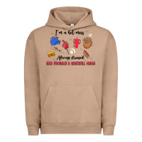 Pigment Burro i'm a hot mess,always stressed,and proudly a baseb Urban Hoodie - MaliasSmallBusiness