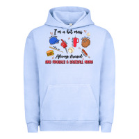 Pigment Grape Ice i'm a hot mess,always stressed,and proudly a baseb Urban Hoodie - MaliasSmallBusiness