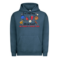 Pigment Midnight Navy i'm a hot mess,always stressed,and proudly a baseb Urban Hoodie - MaliasSmallBusiness