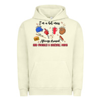 Pigment Pistachio i'm a hot mess,always stressed,and proudly a baseb Urban Hoodie - MaliasSmallBusiness
