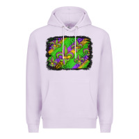 Lilac mardi gras fleur de lis background Premium Hoodie - Jasminsmagicworld