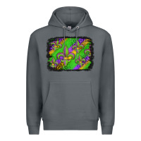 Rock mardi gras fleur de lis background Premium Hoodie - Jasminsmagicworld