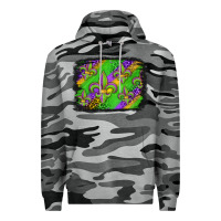 Slate Camo mardi gras fleur de lis background Premium Hoodie - Jasminsmagicworld