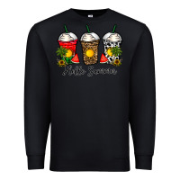 Black hello summer Premium Sweatshirt - CowhideDigitalArt
