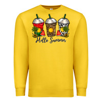 Lemon hello summer Premium Sweatshirt - CowhideDigitalArt