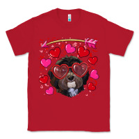 Red Valentine's day havanese dog Classic Tee - RanaPortraitStore