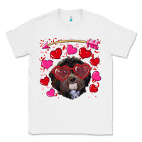 White Valentine's day havanese dog Classic Tee - RanaPortraitStore