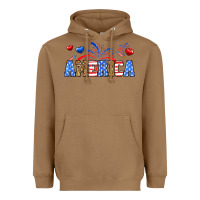 Toasted Coconut Western America Heavyweight Hoodie - Neo Western