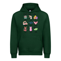 Forest Green gos says ı am easter Urban Hoodie - MaliasSmallBusiness