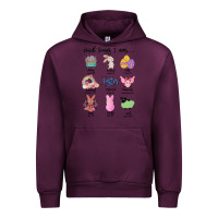 Mauve Wine gos says ı am easter Urban Hoodie - MaliasSmallBusiness