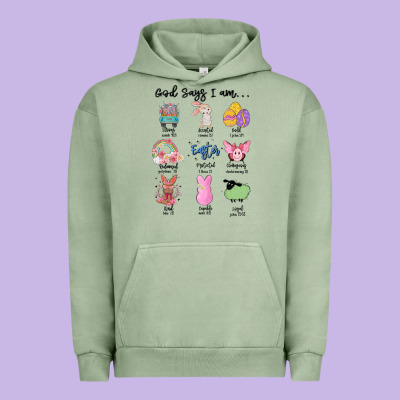 Gos Says ı Am Easter Urban Hoodie Designed By Maliassmallbusiness