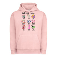 Pigment Salmon gos says ı am easter Urban Hoodie - MaliasSmallBusiness