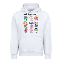 White gos says ı am easter Urban Hoodie - MaliasSmallBusiness