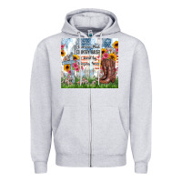 Heather Grey christian western american made country raised Zipper Hoodie - Zillion Design Studio