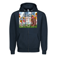 Navy christian western american made country raised Zipper Hoodie - Zillion Design Studio