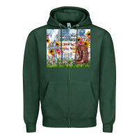Sports Green christian western american made country raised Zipper Hoodie - Zillion Design Studio