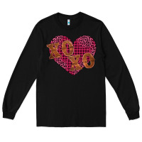 Black xoxo Long Sleeve Tee - BarkalooDesign