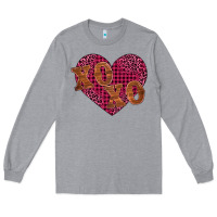 Heather Grey xoxo Long Sleeve Tee - BarkalooDesign