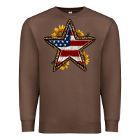 Chestnut western 4th of july star Premium Sweatshirt - HRA Design Shop